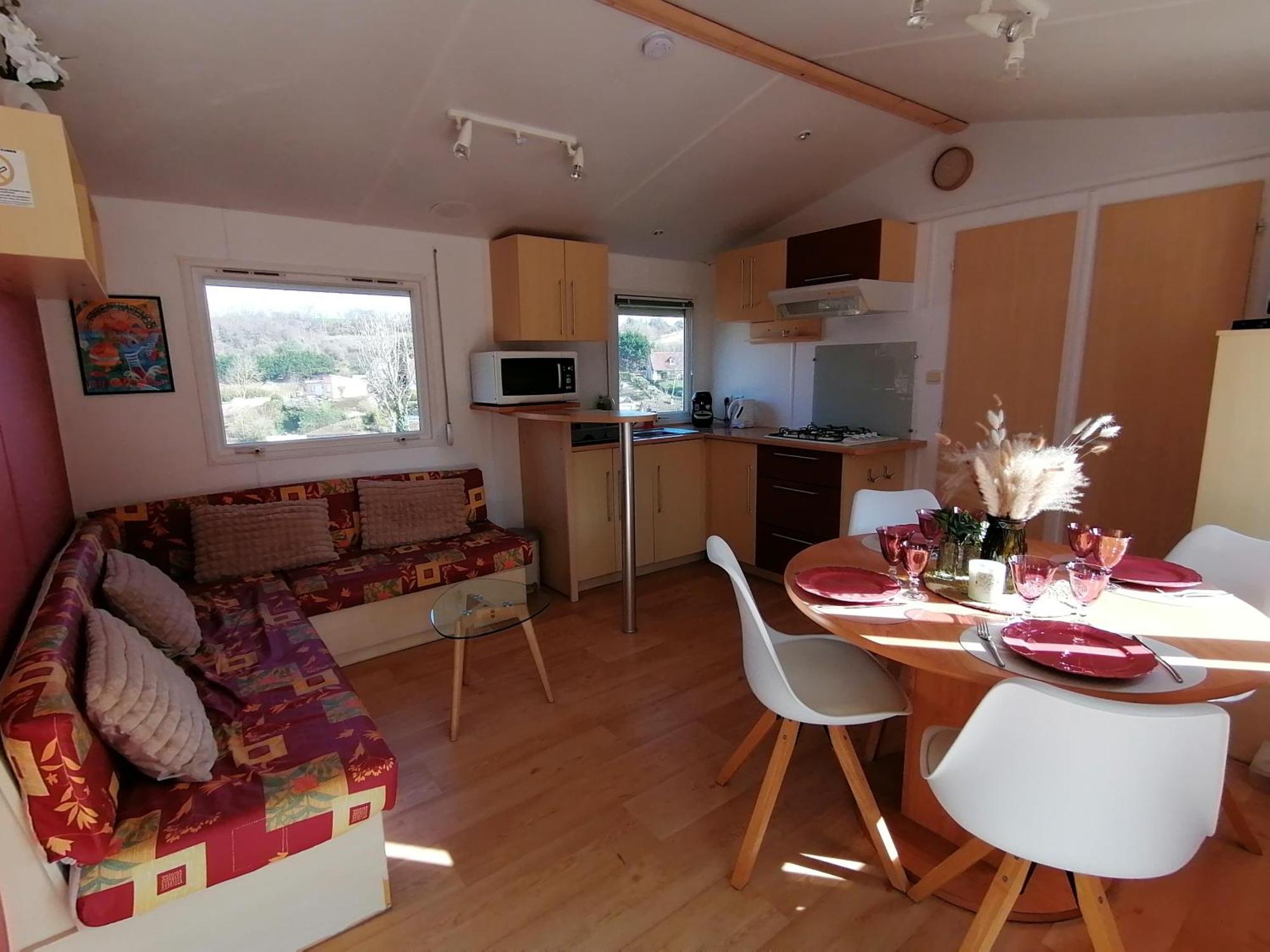 Mobil 4 Personnes En Bord De - Les Goelands Holiday home Petit-Caux
